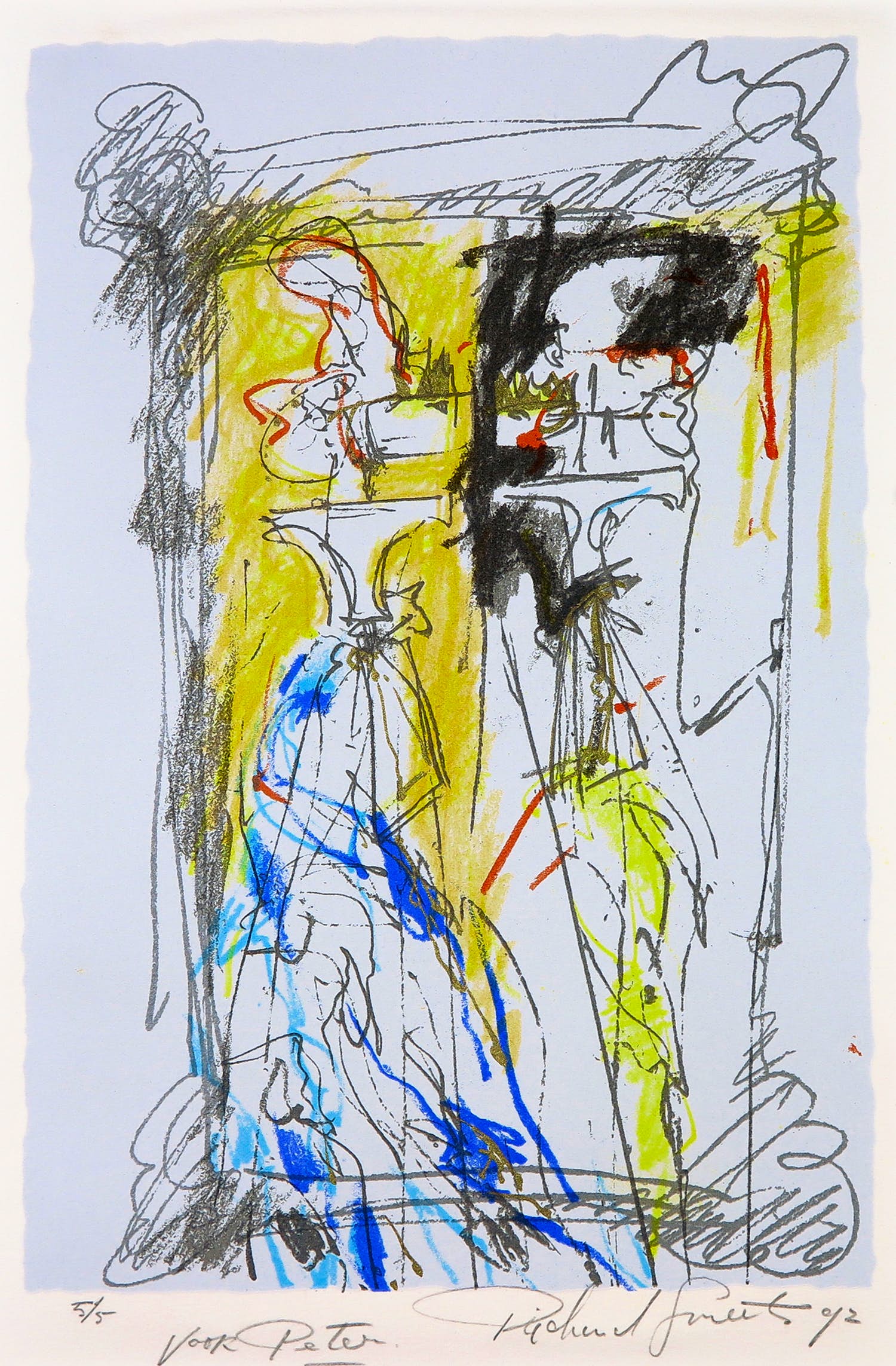 Richard Smeets - Zeefdruk, Wajangpoppen kopen? Bied vanaf 1!