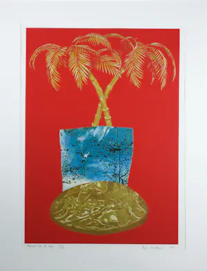 Rob Scholte - Zeefdruk op papier, Waarom zal ik zingen - Ingelijst kopen? Bied vanaf 100!