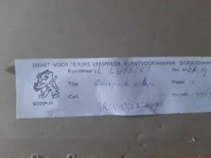 Lourens Lubbers - Gemende techniek, Dreigende wolken. kopen? Bied vanaf 45!