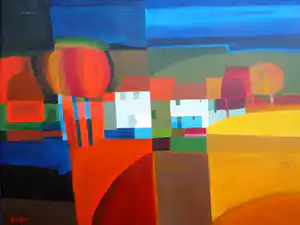 Niet of onleesbaar gesigneerd - Zonder titel verkocht voor € 1!