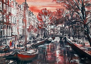 Elena Polyakova - Een winterdag in Amsterdam kopen? Bied vanaf 65!