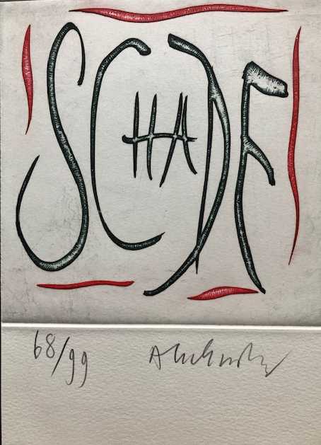 Pierre Alechinsky - Gare d'Osnabruck à Jérusalem verkocht voor € 165!