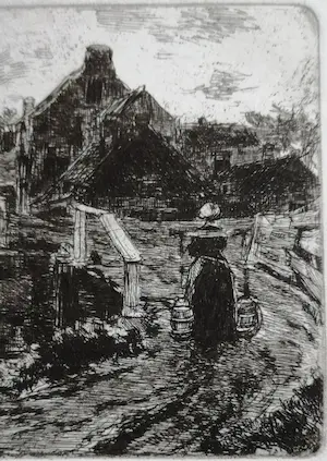 Jacob Maris - Bruggetje bij Loosduinen kopen? Bied vanaf 45!