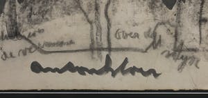 Anton Heyboer - Gemengde techniek op papier, Zonder titel - Ingelijst kopen? Bied vanaf 1!