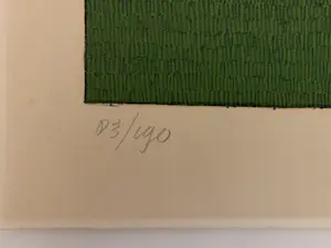 Mark Brusse - Zeefdruk - Ladder kopen? Bied vanaf 50!