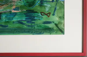 Hans Truijen - gouache –ingelijst kopen? Bied vanaf 799!