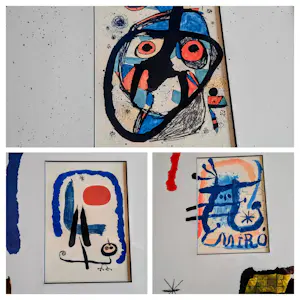 Joan Miro - 3 teiliges Set Kunstdrucke in abstrakter Form von Joan Miro kopen? Bied vanaf 90!