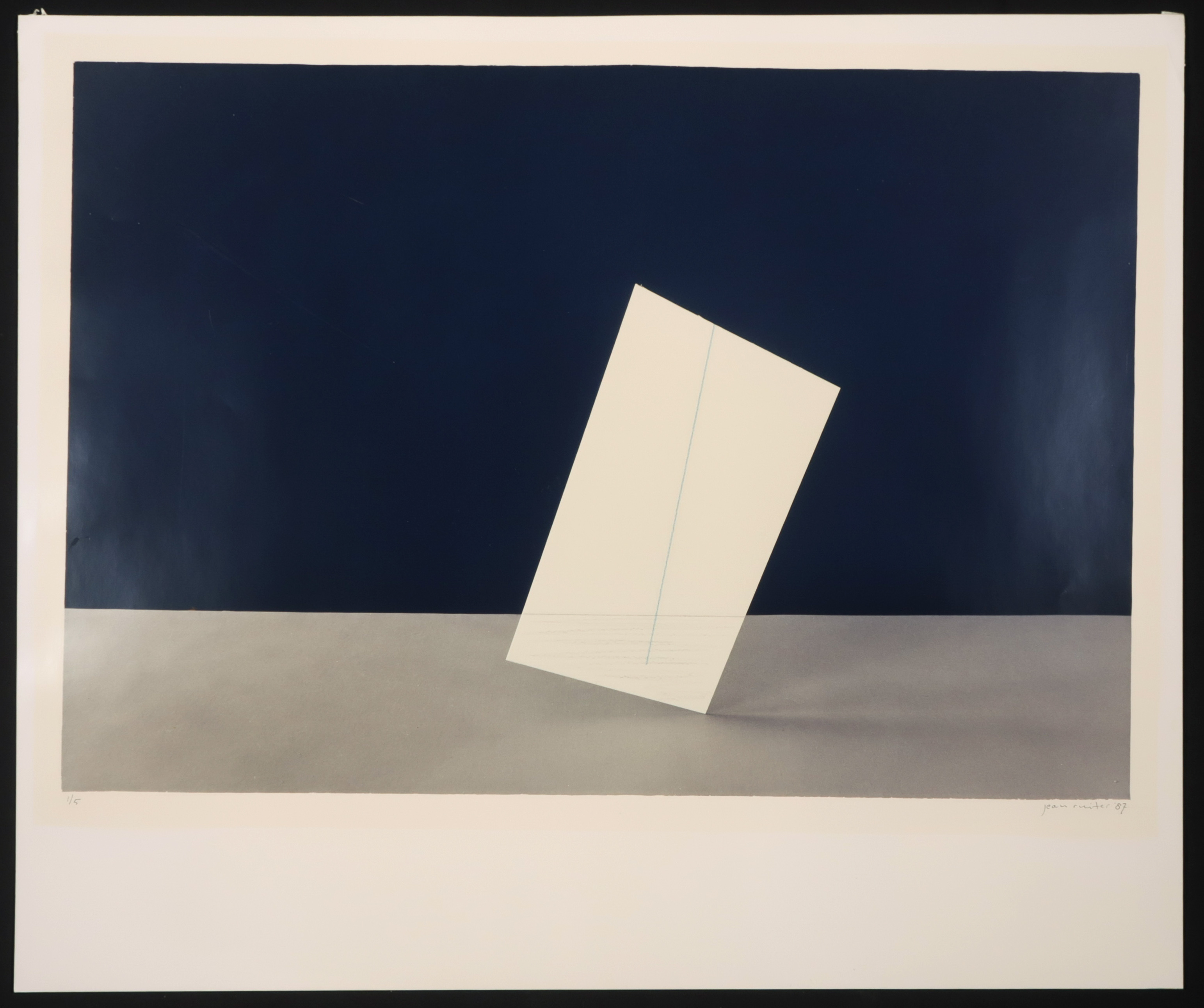 Jean Ruiter - C-print, Compositie met wit vlak kopen? Bied vanaf 1!