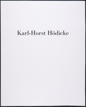Karl-Horst Hödicke - Ohne Titel, 1995 kopen? Bied vanaf 1!