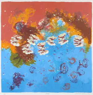 Roelof Hofman - Zeefdruk, Dusty - Ingelijst kopen? Bied vanaf 50!