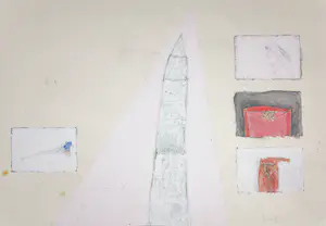 Mihajlo Petkovic - Lot van twee schilderijen in gemengde techniek kopen? Bied vanaf 1!