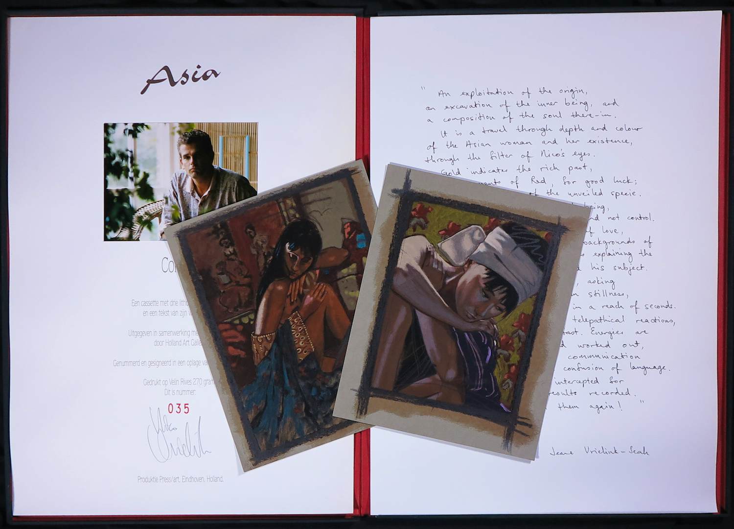 Nico Vrielink - Casette met twee litho's, Asia kaufen? Bieten Sie von 40!