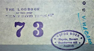 Viktor IV - Logboek blad van het schip Henry David Thoreau kopen? Bied vanaf 170!