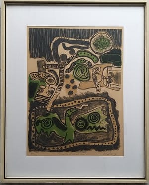 Corneille - Femmes et Oiseau 1968 kopen? Bied vanaf 575!