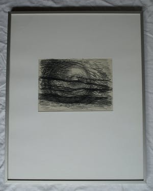 Niet of onleesbaar gesigneerd - Ingelijste tekening , Zonder titel – 1987 - gesigneerd kopen? Bied vanaf 1!