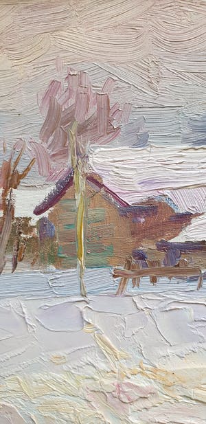 Nickolay Ivanovich Eltyshev - Dorp in de winter kopen? Bied vanaf 25!