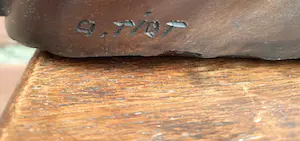 Niet of onleesbaar gesigneerd - A. Tiot: bronzen kat. kopen? Bied vanaf 1!