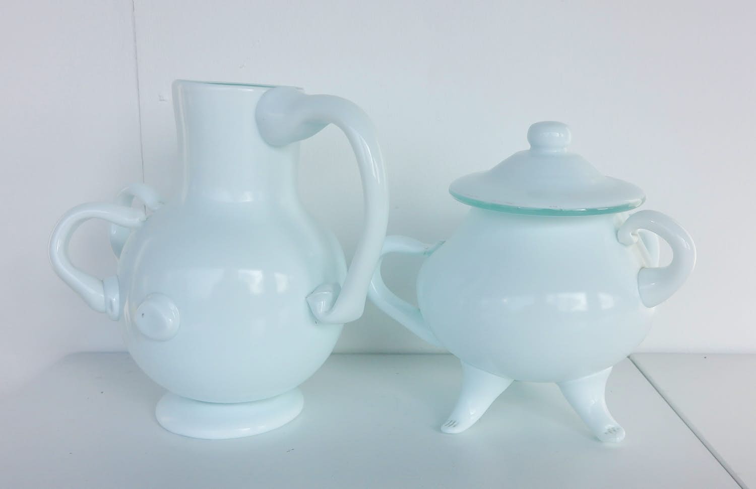 Bernard Heesen - / Ajeto, Set van grote glazen kan en terrine kopen? Bied vanaf 250!