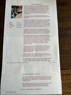 Gloria Petyarre - Mountain Devil Lizard kopen? Bied vanaf 995!