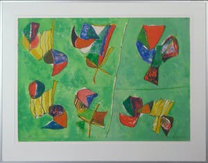 Daniel Humair - Litho, Zonder titel - Ingelijst kopen? Bied vanaf 20!