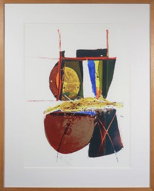 Arty Grimm - Zeefdruk, Zonder titel - Ingelijst kopen? Bied vanaf 35!