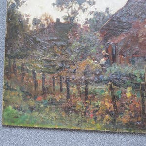 Arie Zwart - boerderij en vrouw die de was hangt kopen? Bied vanaf 225!