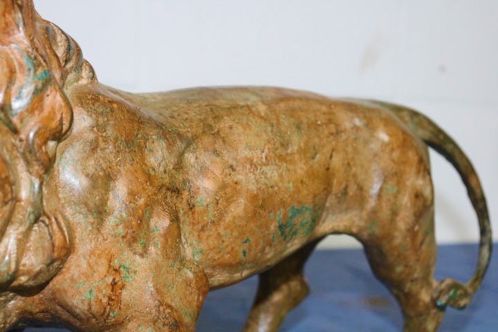 Pierre Chenet - bronzen leeuw kopen? Bied vanaf 350!