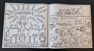 Keith Haring - Pop Shop kleurboek 1986. kopen? Bied vanaf 300!