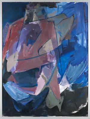 Henk van Doorn - Olieverf op doek, Baken in zee - Ingelijst (Groot) verkocht voor € 100!