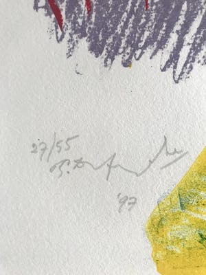 Pieter Defesche - Litho op papier, Zonder titel - Groot kopen? Bied vanaf 25!