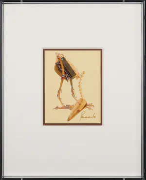 AcheterPanamarenko - Archaeopterix, gesigneerd, unieke vogel door Panamarenko in plexi showcase? Enchérissez de 590!