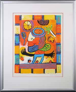 Clemens Briels - The convertible feeling - mooi ingelijst verkocht voor € 75!