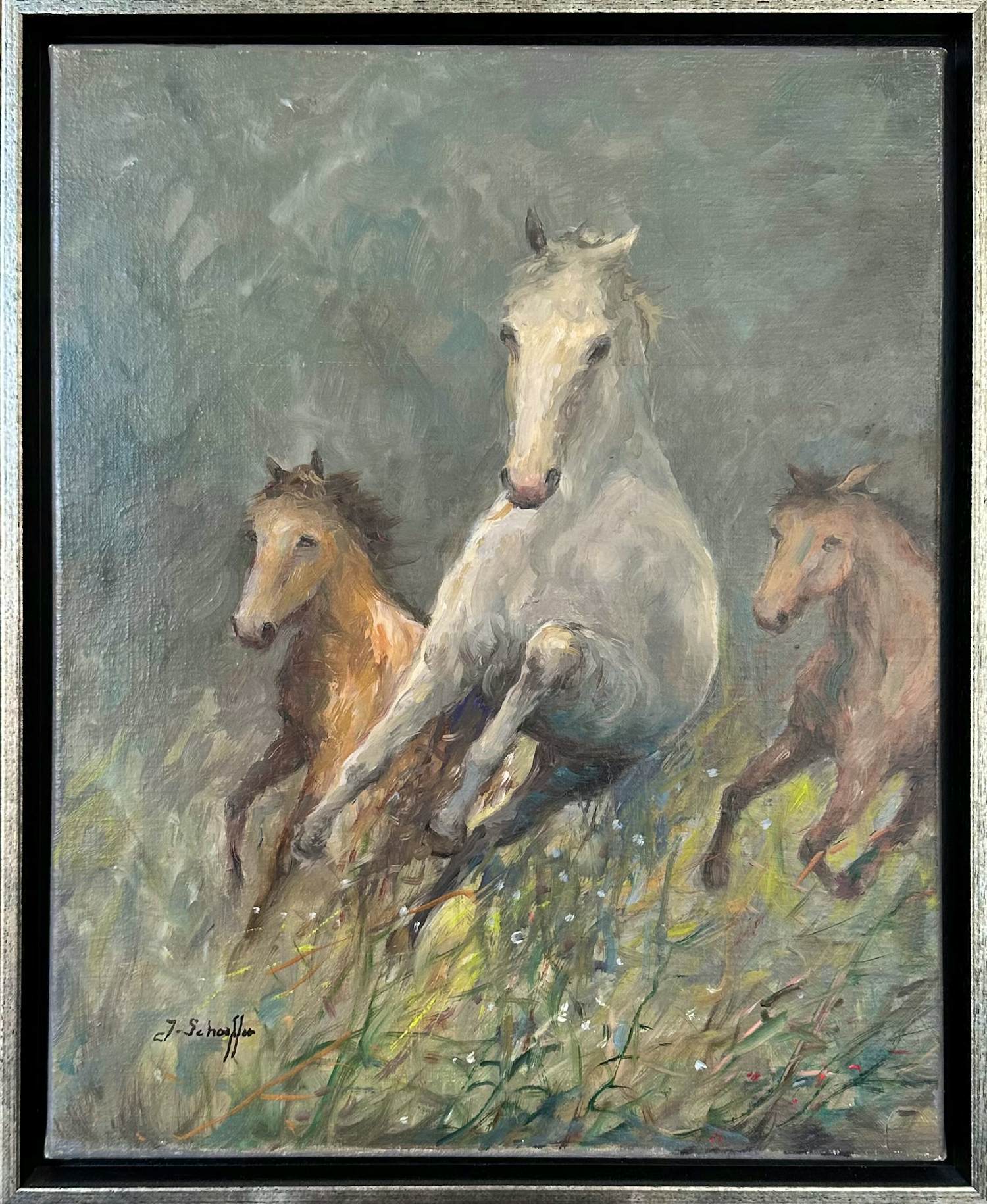 Jan Schaeffer - Dravende paarden van Jan Schaeffer kopen? Bied vanaf 65!