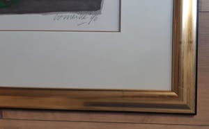 Corneille - " Le Chat et la Lune " - mooi ingelijste zeefdruk kopen? Bied vanaf 245!