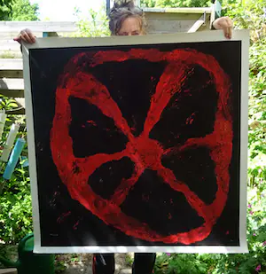 Armando - Das Rad - op Canvas XL - handgesigneerd en genummerd 4/33 kopen? Bied vanaf 250!