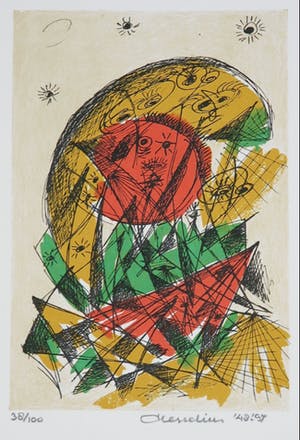 Henk Hesselius - Map met 5 zeefdrukken, Experimenteel Universum kopen? Bied vanaf 1!