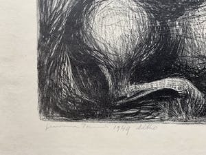 Kees Andrea - lithografie - 'Gewond paard' - 1949 kopen? Bied vanaf 75!