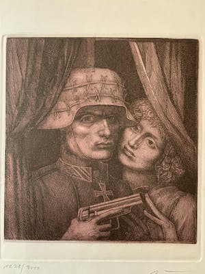 Ernst Fuchs - Der Soldat und sein Engel kopen? Bied vanaf 65!