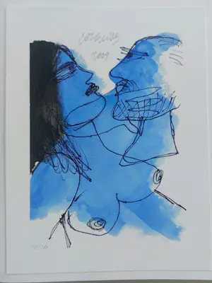 Corneille - 13 gesigneerde zeefdrukken in uitgave 'Salomé' kopen? Bied vanaf 2000!