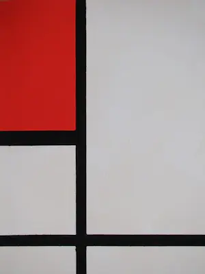 Piet Mondriaan - Compositie - 1957 - Stencil in gouachekleuren - Monogram kopen? Bied vanaf 500!