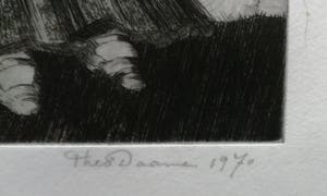 Theo Daamen - Zittende vrouw met omslagdoek kopen? Bied vanaf 50!