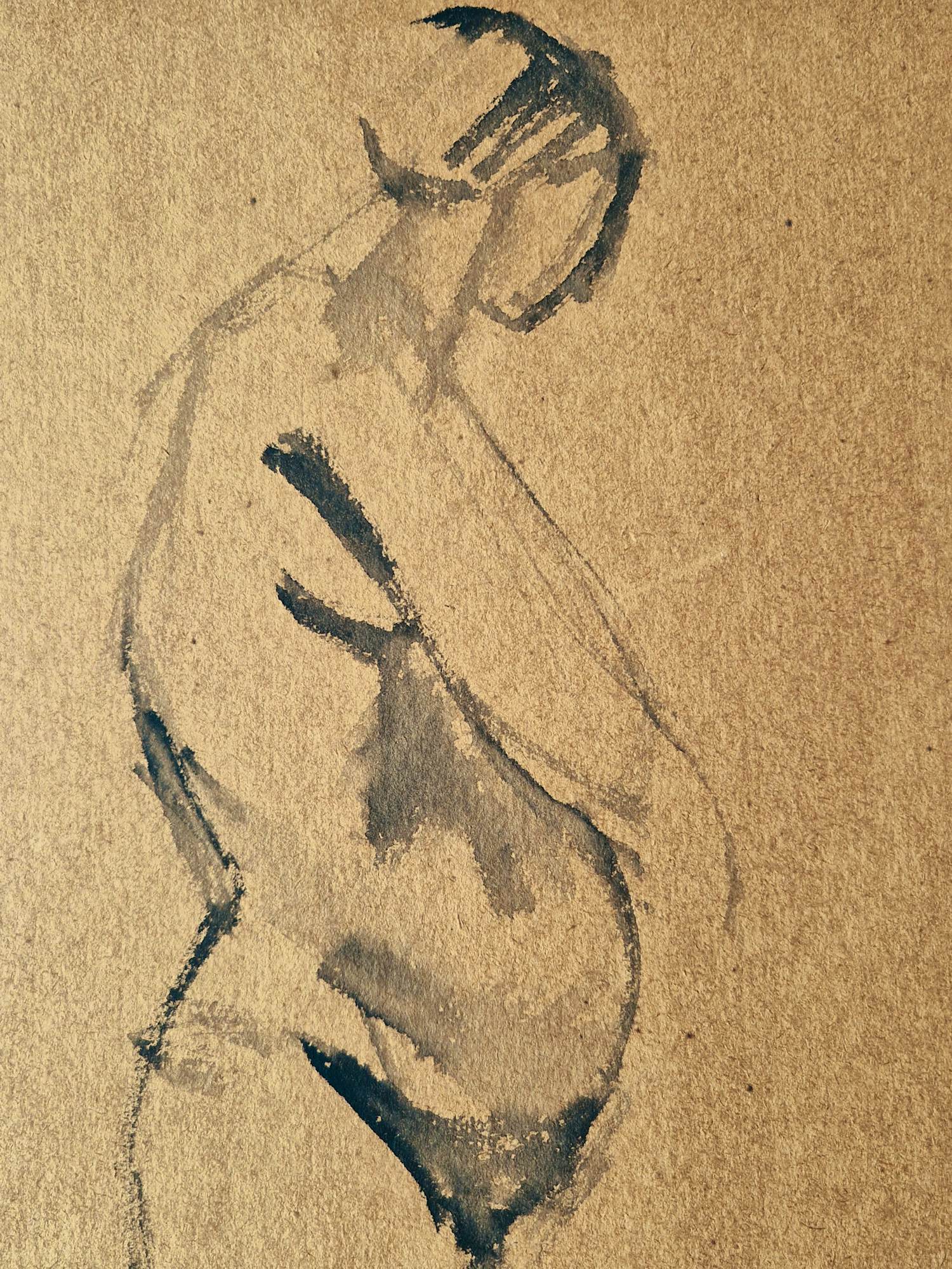 Ro Mogendorff - Bijzonder! Tekening "in verwachting" van gelauwerde Amsterdams Joodse tekenares kopen? Bied vanaf 78!