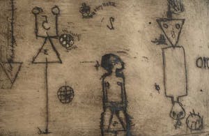 Anton Heyboer - c3400-8, voorstelling met figuren kopen? Bied vanaf 250!