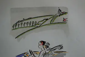 Kees van Dongen - Pochoir - Op Reis - 1925 kopen? Bied vanaf 400!