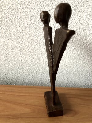 Jos Gielen - Bronzen beeldje " VOOR ALTIJD SAMEN " kopen? Bied vanaf 45!