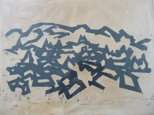 Wim Noordhoek - Abstract ""landschap"" kopen? Bied vanaf 50!