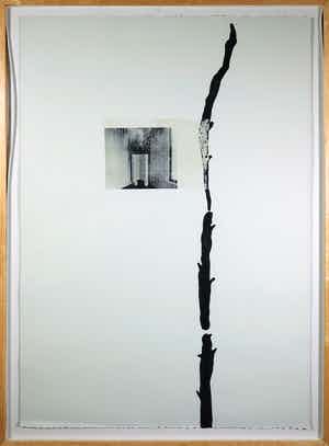 Shelagh Keeley - Oost-Indische inkt en transfer, Zonder titel - Ingelijst (Groot) verkocht voor € 1!