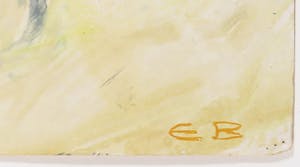 Eugene Brands - Grote pastelkleurige gouache, Landscape - Ingelijst kopen? Bied vanaf 1600!