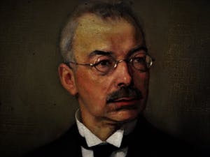 Henk Meijer - Fraai in 1920 Realistisch geschilderd "portret van man met bril" gesigneerd kopen? Bied vanaf 10!