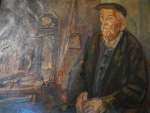 Peter Engels - portret van een oude man GROOT kopen? Bied vanaf 125!